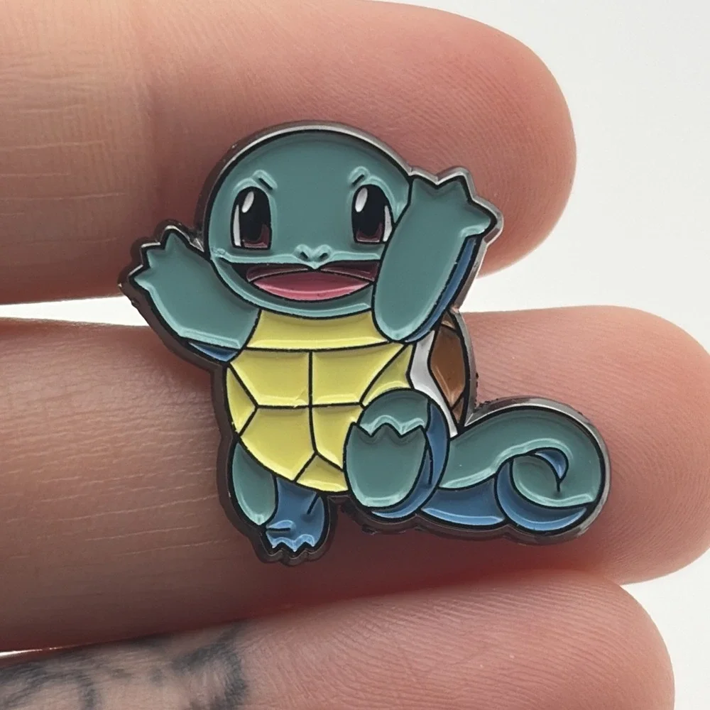 Pokemon Squirtle Water Type Lapel Hat Pin